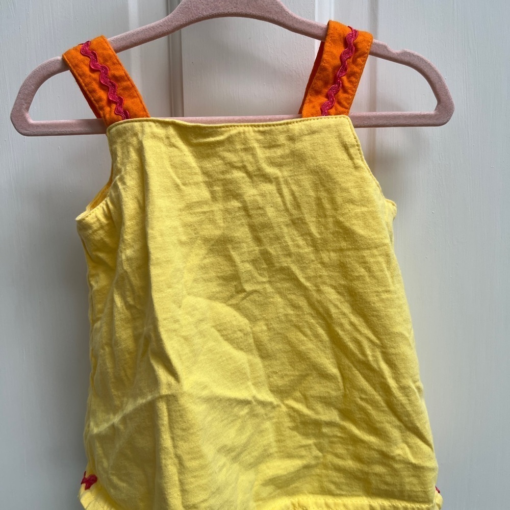 B.T. Kids 12M Multicolor Butterfly Girls Tank Top Blouse - Picture 3 of 5